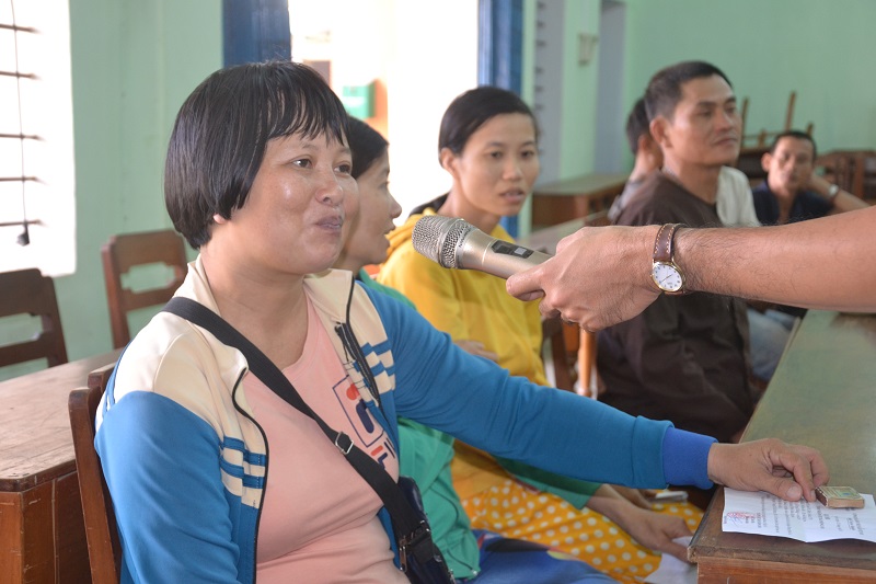 Tập huấn Bình đẳng và hòa nhập tại thị trấn Bồng Sơn